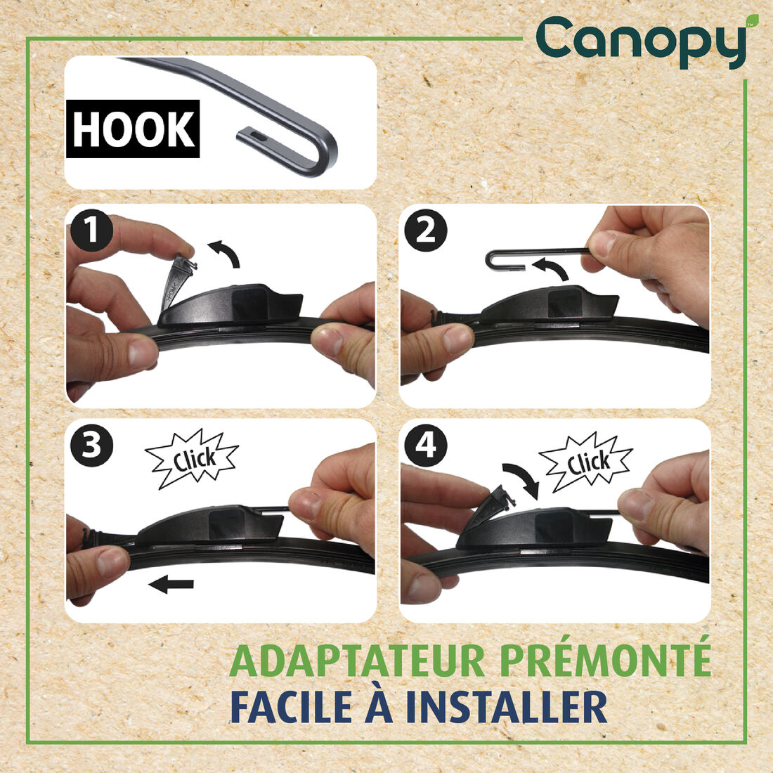 VALEO VAL583912 Ablaktörlő lapát